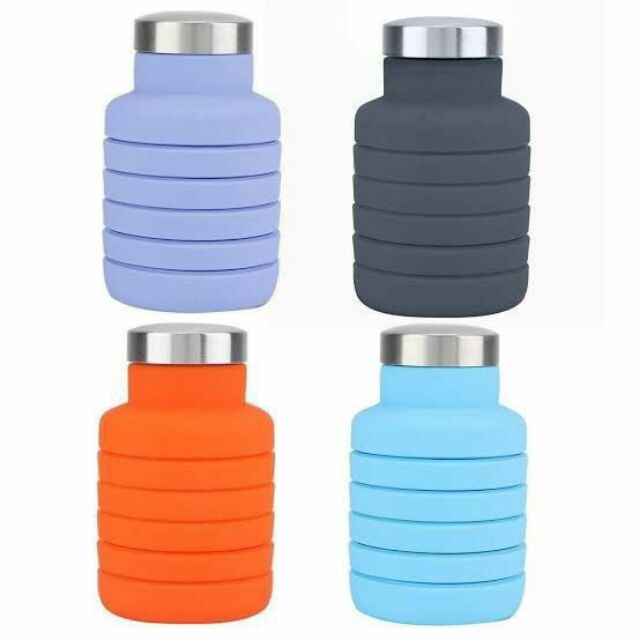 Silicone Folding water bottle